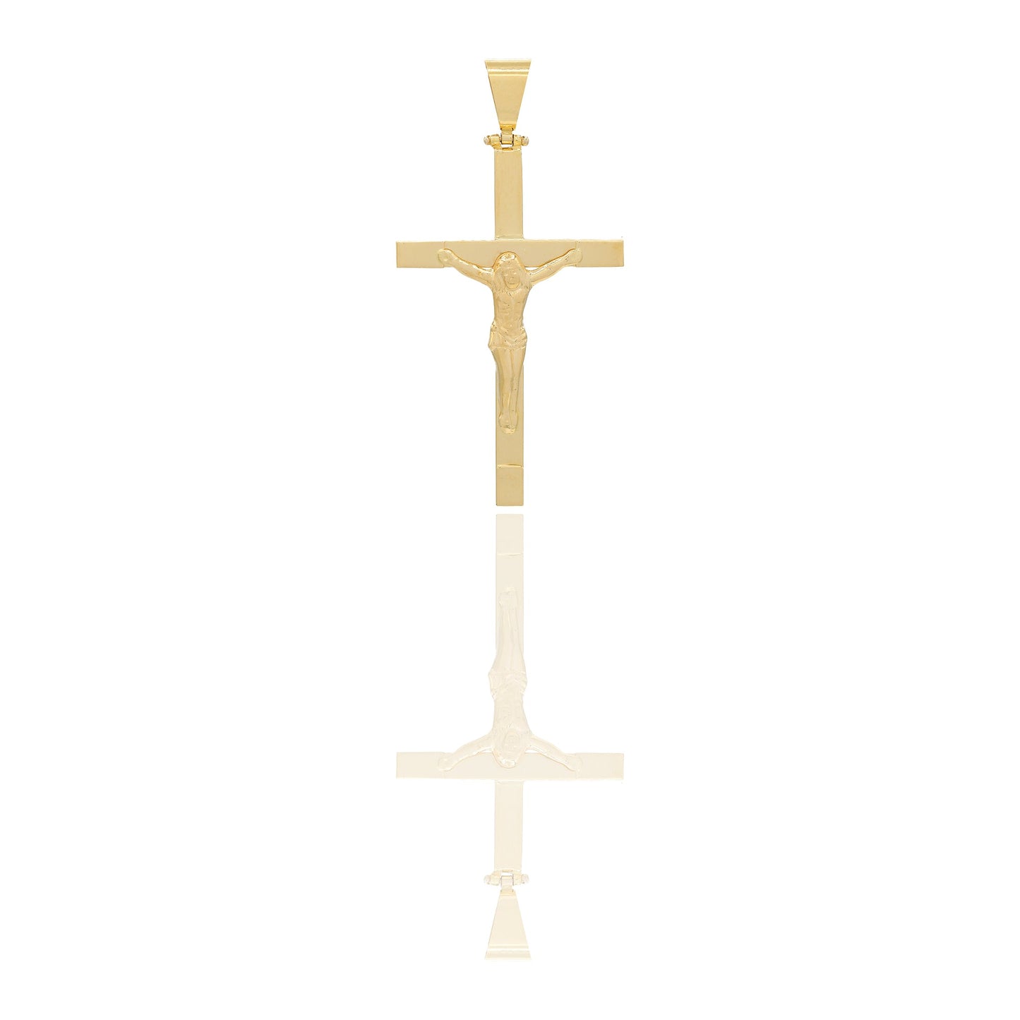 Ciondoli Oro Giallo Oro 18 carati Croce con Cristo Solo oro 6,2cm x 3,1cm