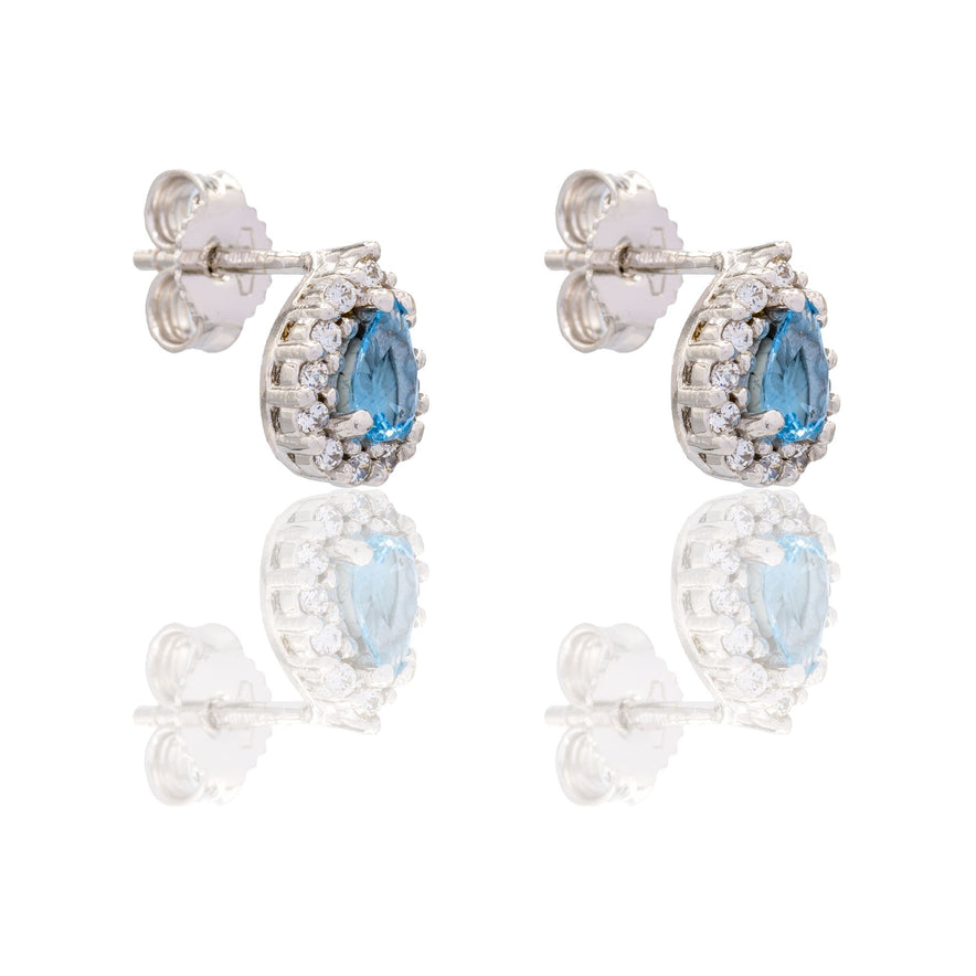 ORECCHINI DONNA GOCCIA CON CONTORNO