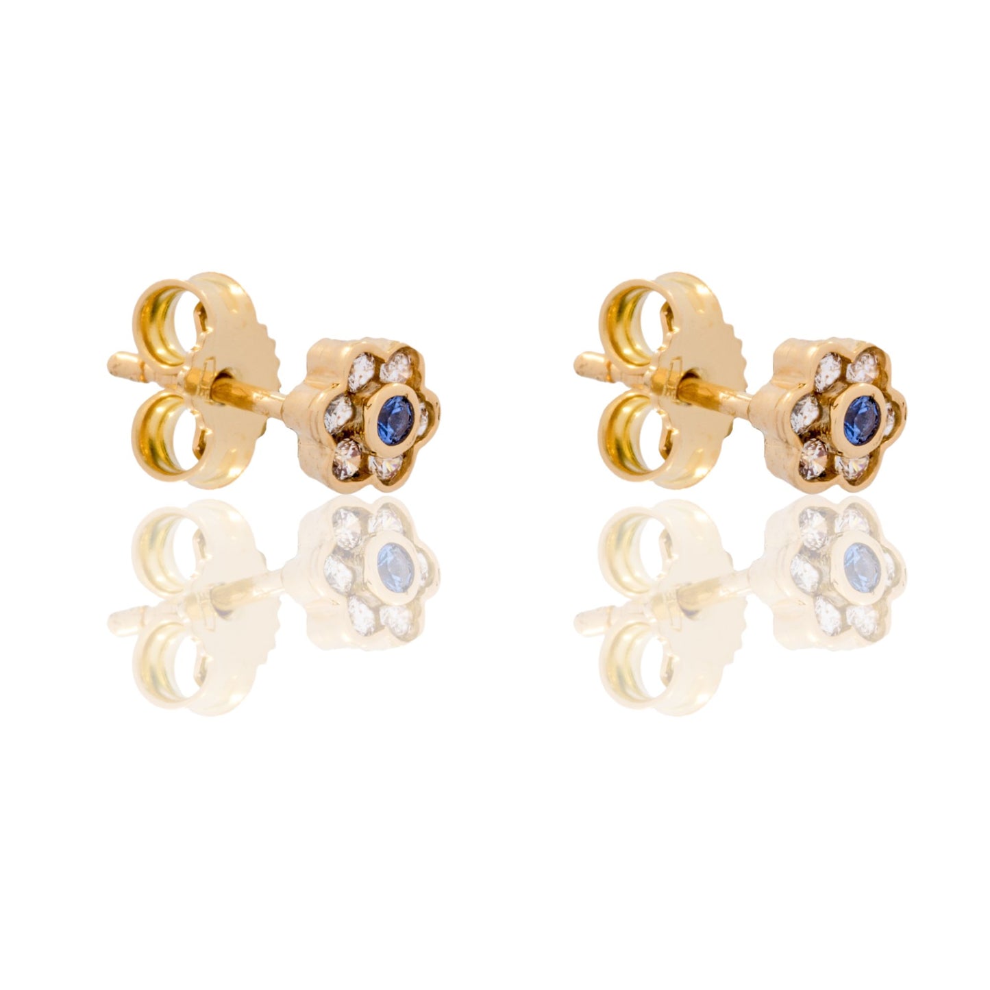 ORECCHINI DONNA FIORE CON CENTRO