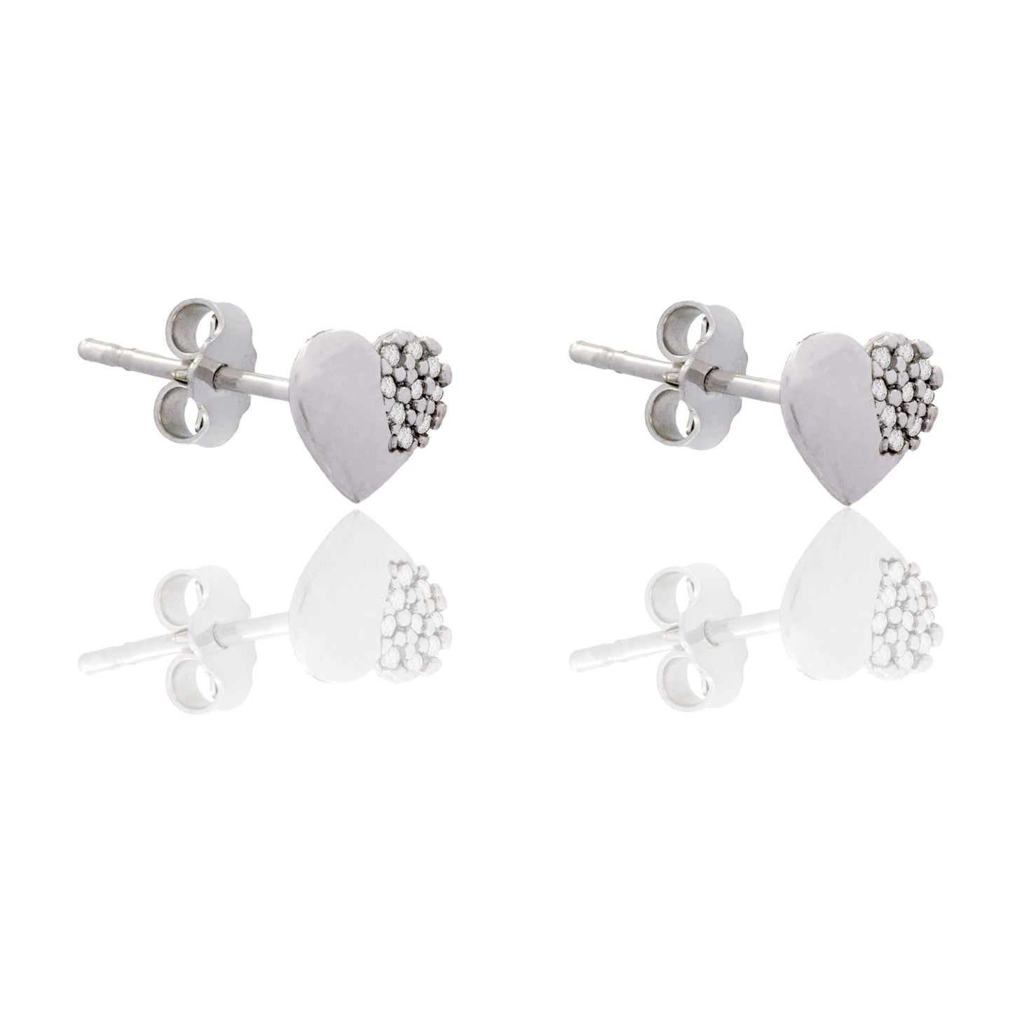 ORECCHINI DONNA CUORE CON PUNTA