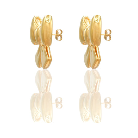 ORECCHINI DONNA FIOCCO ELETTROFORMATO