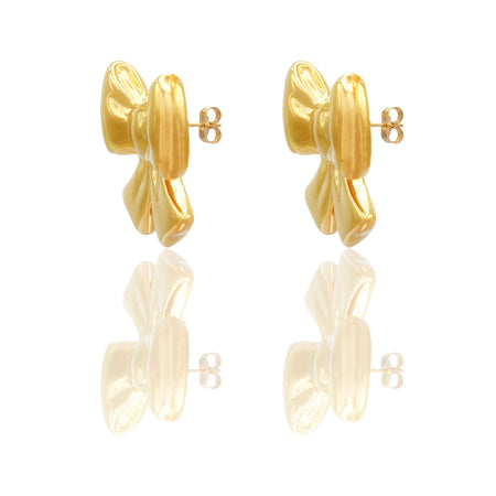 ORECCHINI DONNA FIOCCO ELETTROFORMATO