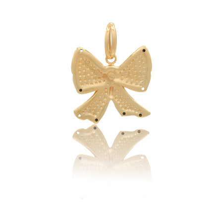 CIONDOLO DONNA FIOCCO ELETTROFORMATO