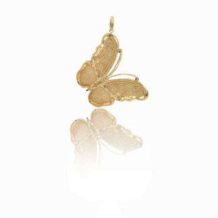 CIONDOLO DONNA FARFALLA ELETTROFORMATA