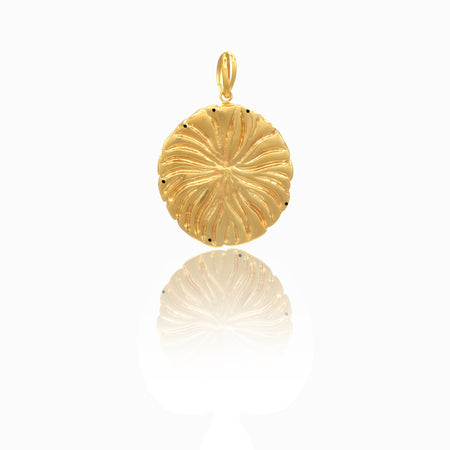 CIONDOLO TESTA LEONE CON CRINIERA ELETTROFORMATA