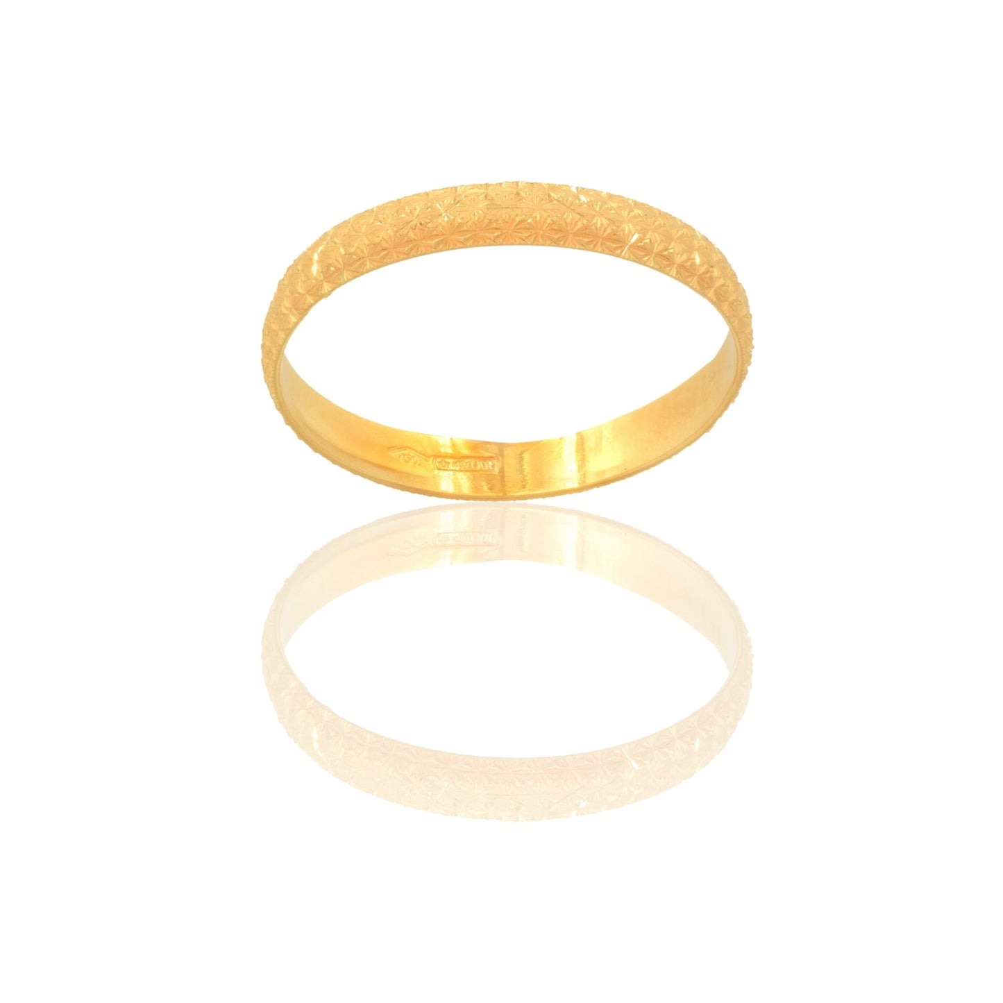 Anello Oro Giallo Oro 18 carati NEVE Solo Oro MIS. DALL' 8 AL 30
