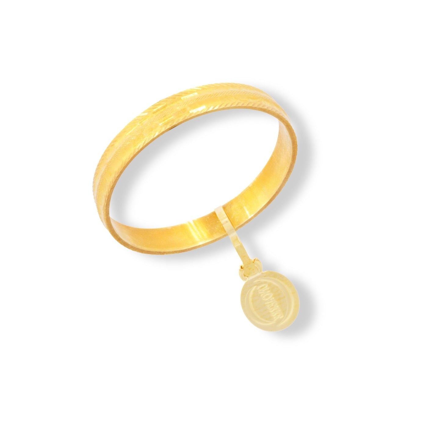 Anello in oro GIALLO Oro 18 carati Fedina Margherita Af295 Solo Oro spessore gambo 3 Gr. 1,9