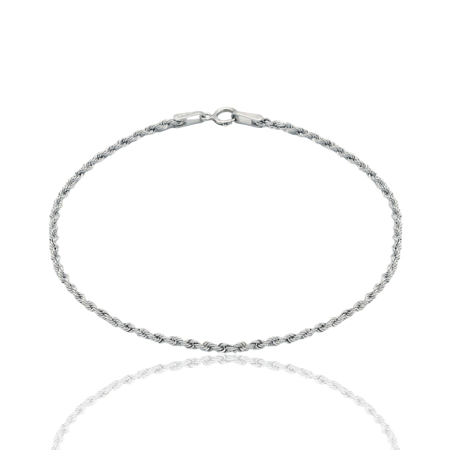 Bracciale Oro Bianco Oro 18 carati Laser 030 Solo Oro