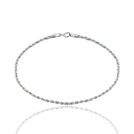 Bracciale Oro Bianco Oro 18 carati Laser 030 Solo Oro