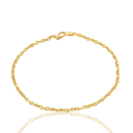 Bracciale Oro Giallo Oro 18 carati Iride 030 Solo Oro cm 19