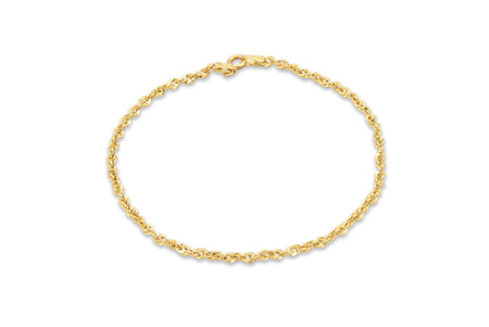 Bracciale Oro Giallo Oro 18 carati Iride 030 Solo Oro cm 18