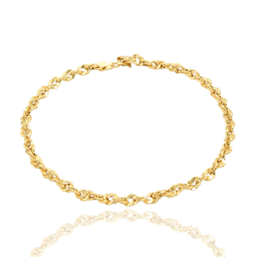 Bracciale Oro Giallo Oro 18 carati Iride 050 Solo Oro cm. 20