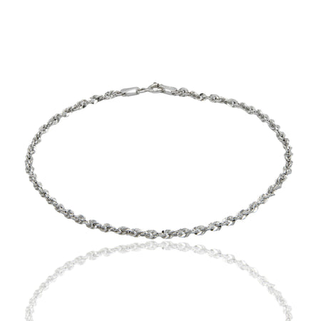 Bracciale Oro Bianco Oro 18 carati Iride 030 Solo Oro cm. 19