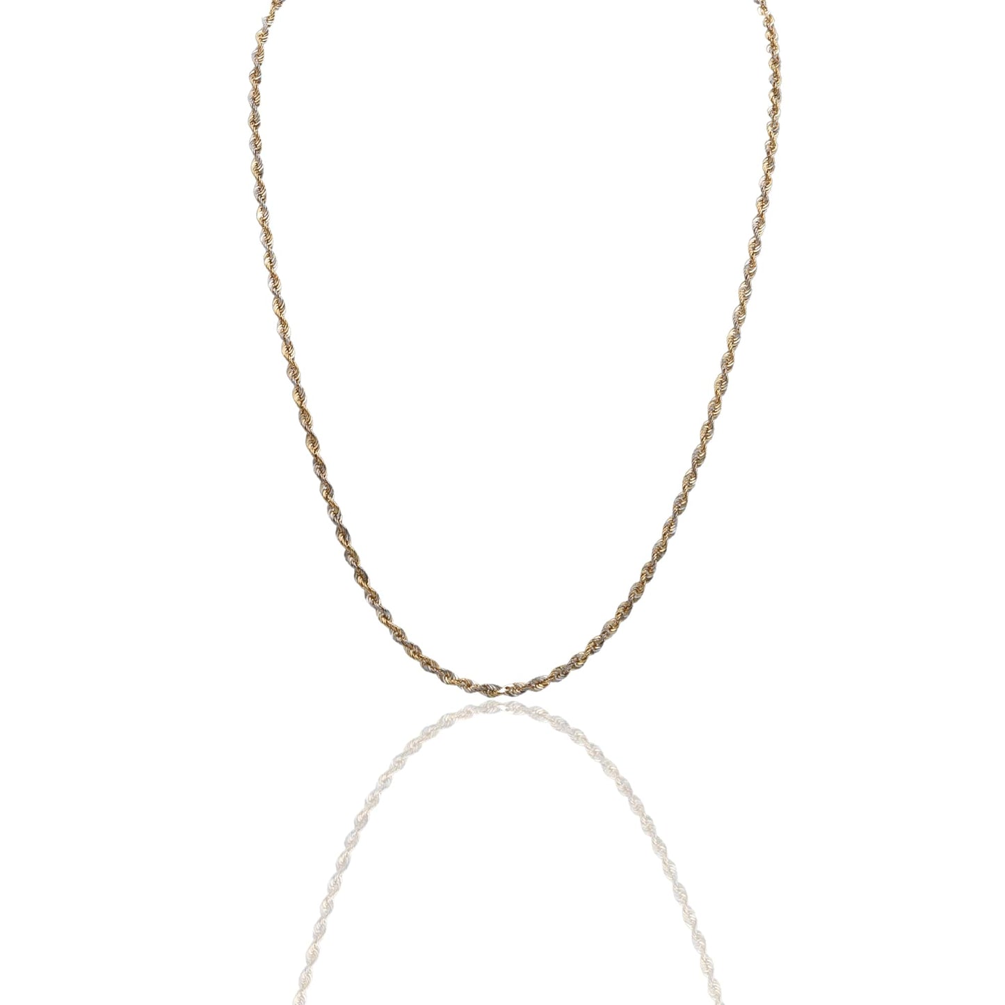 Collana Oro Giallo Oro Bianco Oro 18 carati America 030 Solo Oro