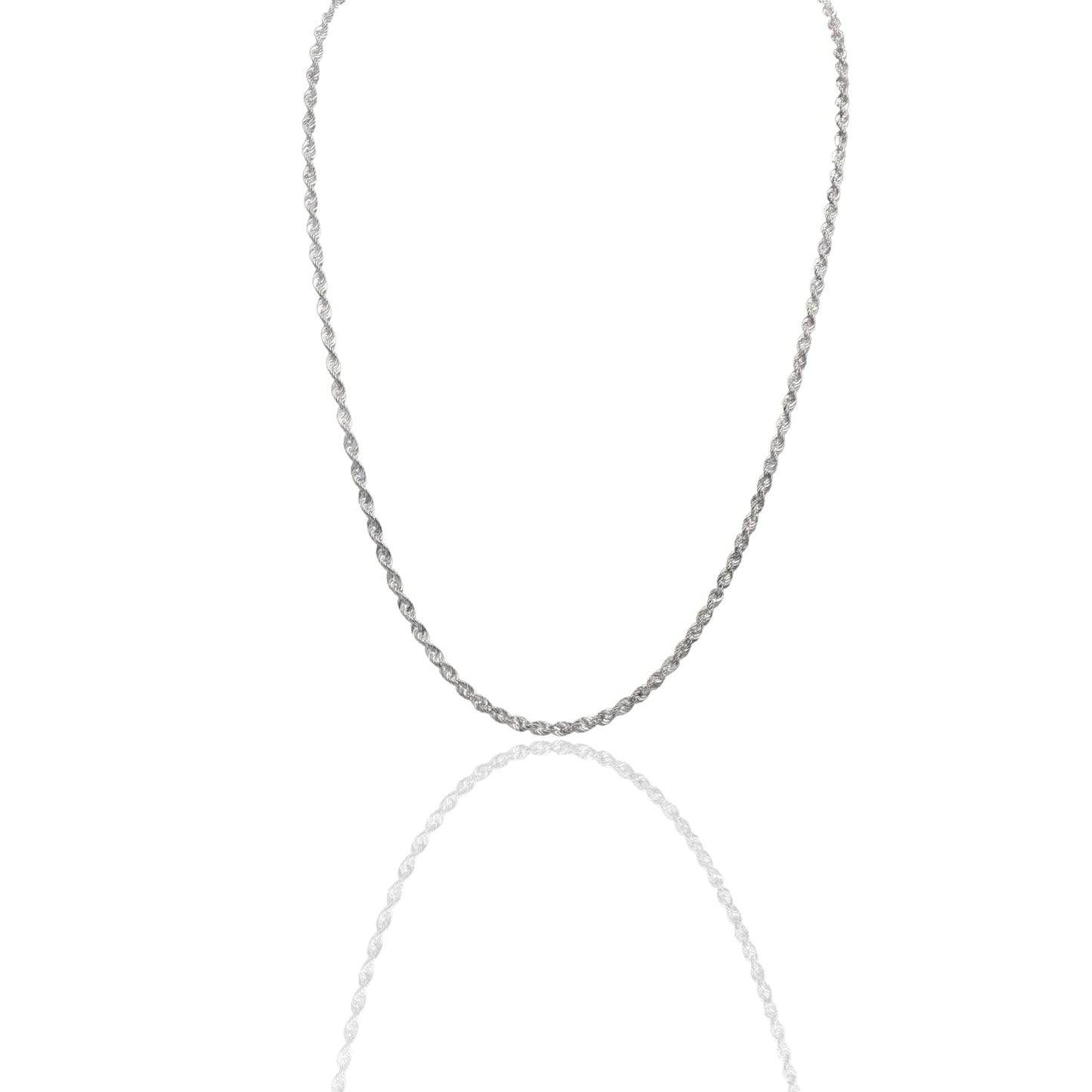 Collana Oro Bianco Oro 18 carati America 030 Solo Oro