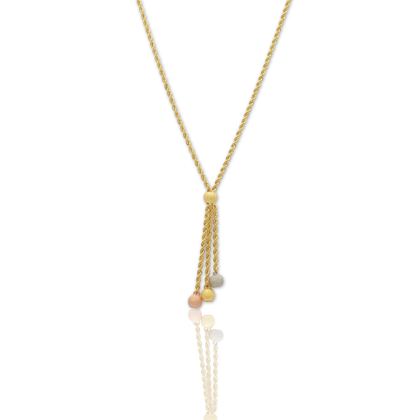 Collana Oro Giallo, Oro Bianco, Oro Rosa Oro 18 carati Laser 040 Solo Oro cm.45
