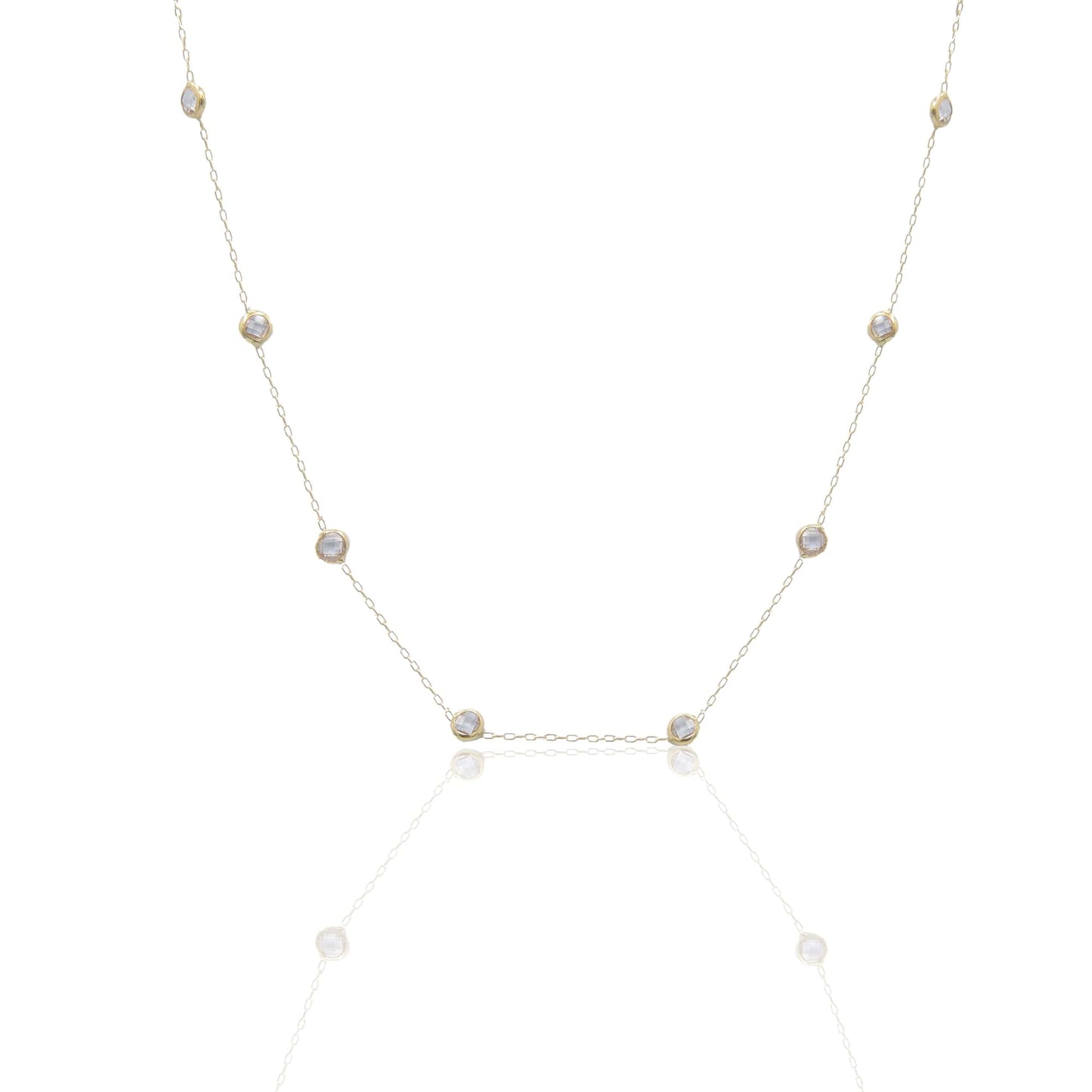 Collana Oro Giallo Oro 18 carati Girocollo modello Tiffany Solo Oro