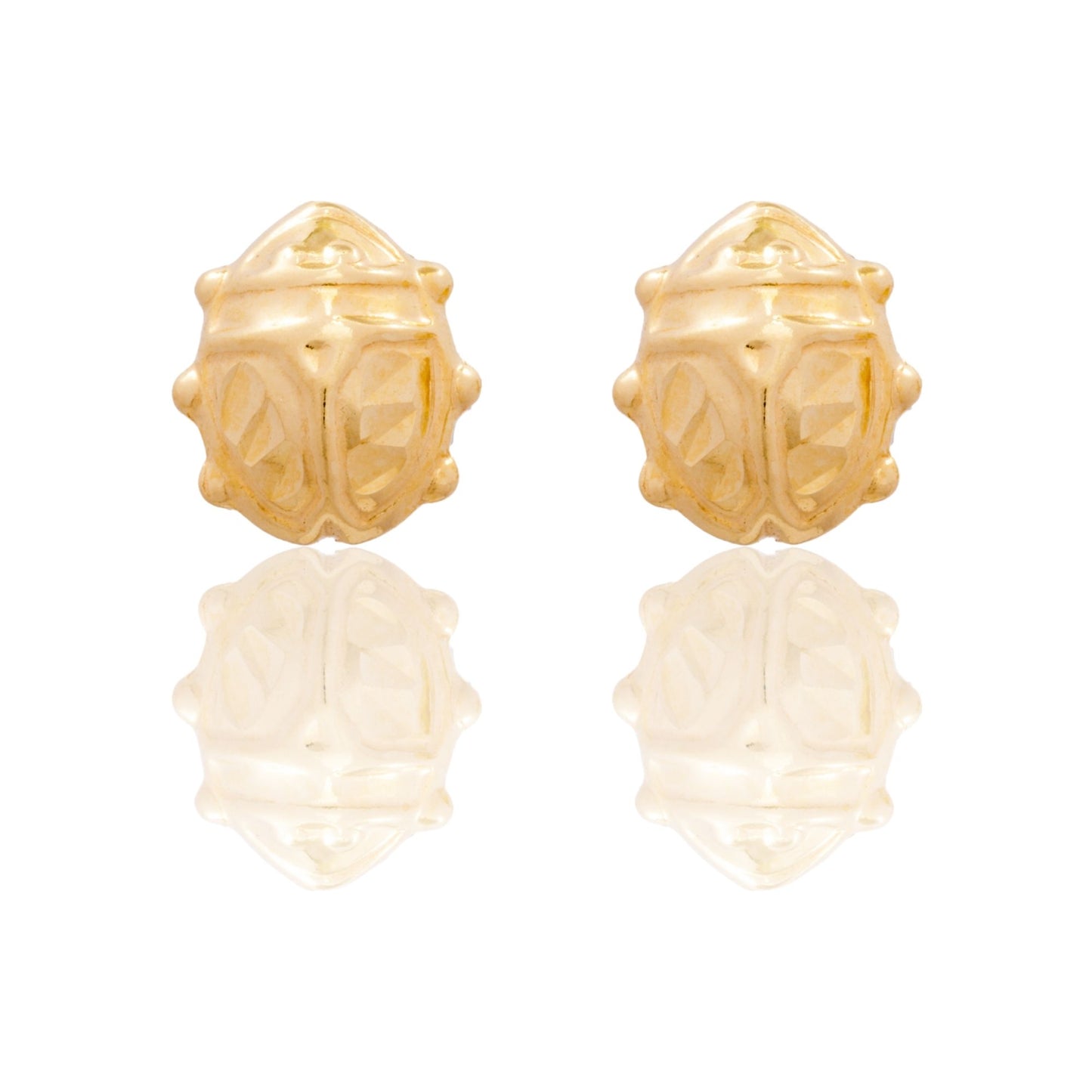 Orecchini Oro Giallo Oro 18 carati Coccinella Solo Oro