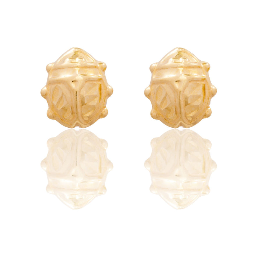 Orecchini Oro Giallo Oro 18 carati Coccinella Solo Oro