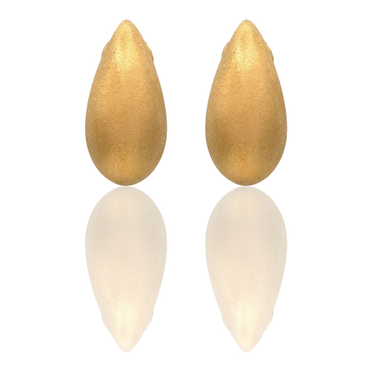 Orecchini Oro Giallo Oro 18 carati Goccia Aqua Solo Oro
