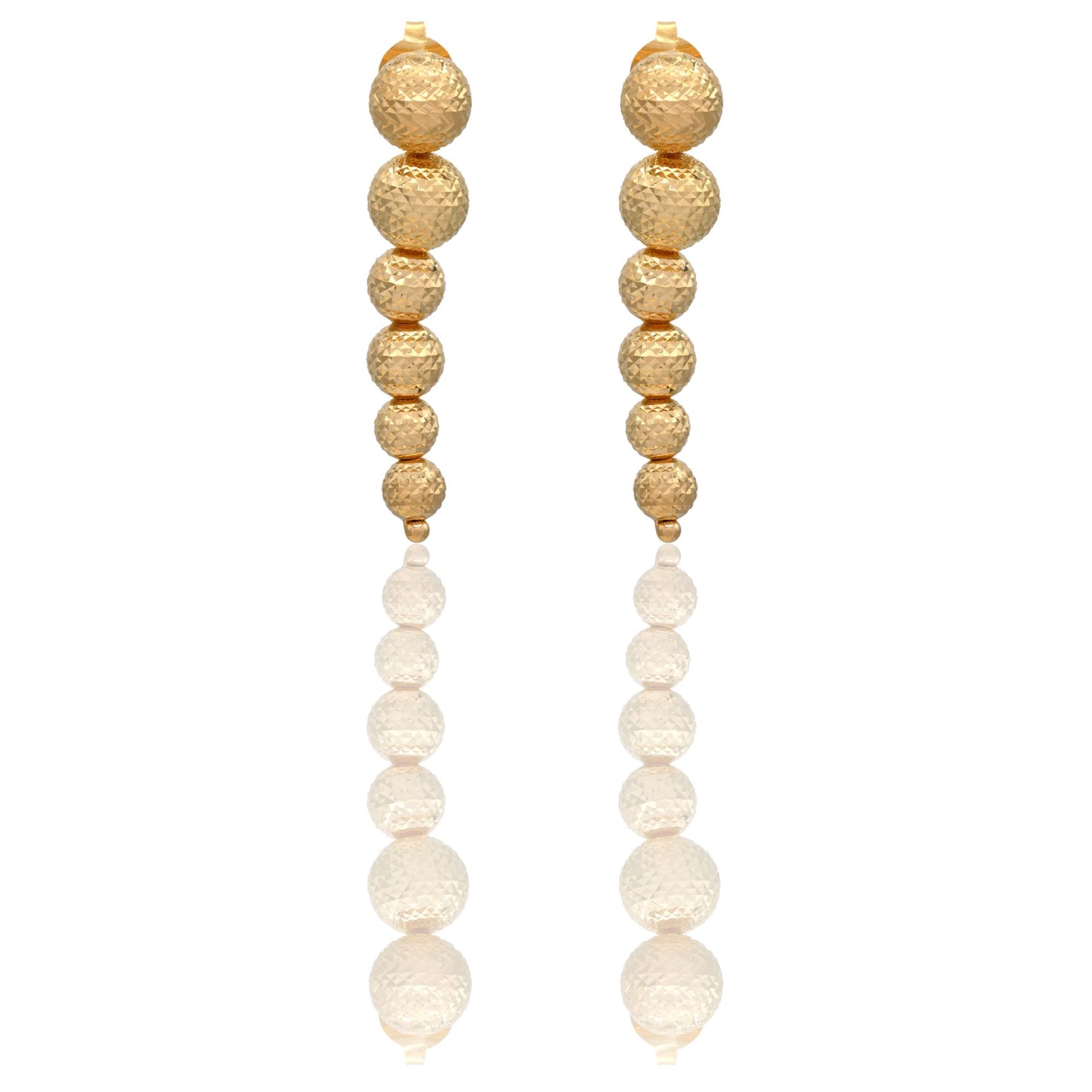 Orecchini Oro Giallo Oro 18 carati Milleluci Pendente Solo Oro