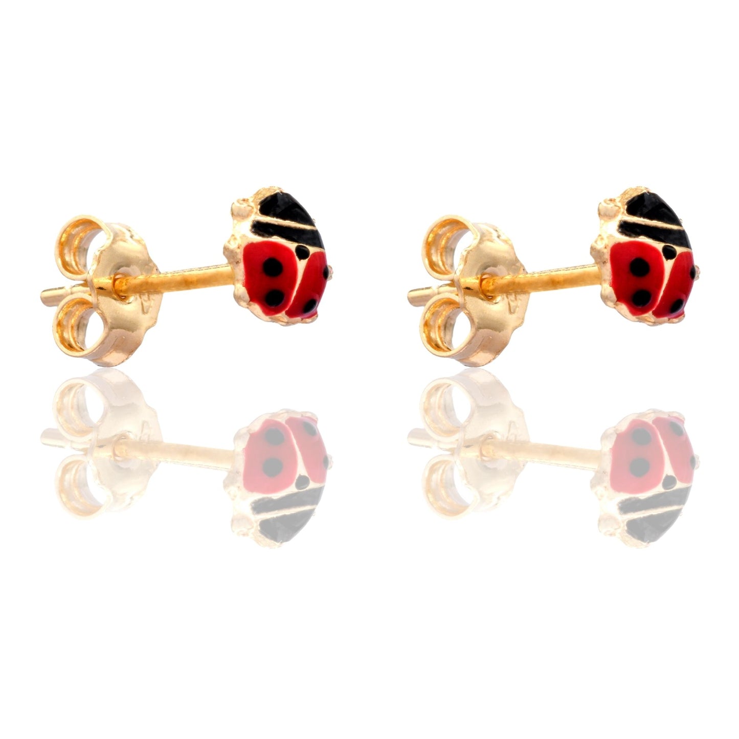 ORECCHINI COCCINELLA