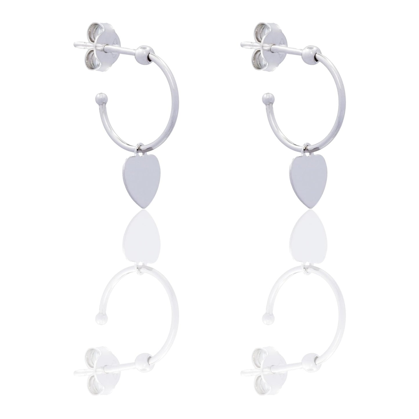 ORECCHINI DONNA  CERCHIETTO CUORE