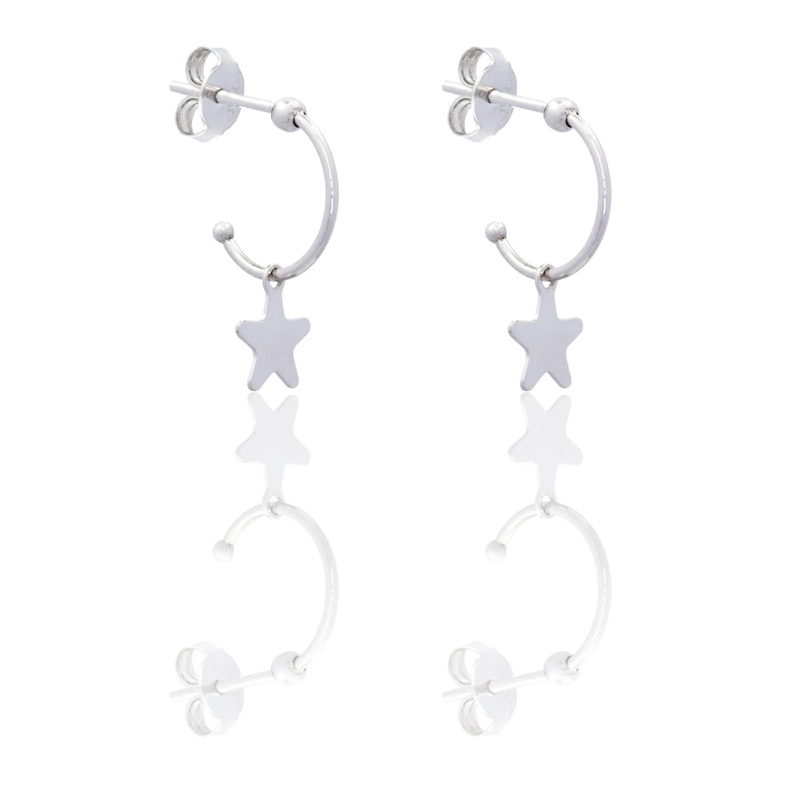 ORECCHINI DONNA  CERCHIETTO STELLA