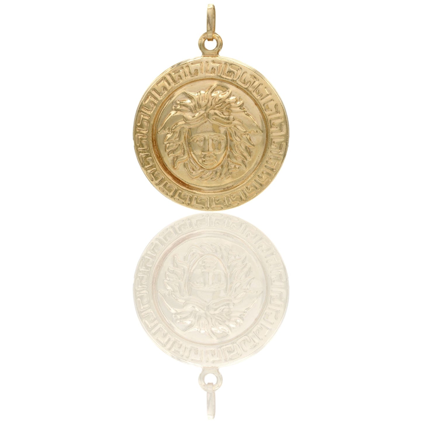 CIONDOLO VOLTO MEDUSA TONDO