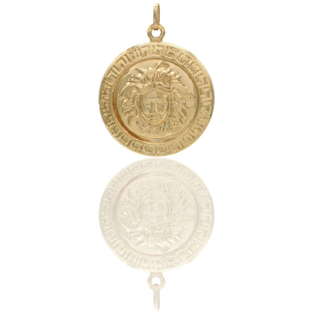 CIONDOLO VOLTO MEDUSA TONDO