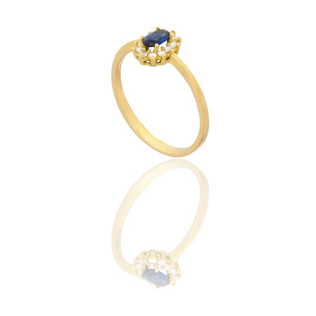 ANELLO DONNA MODELLO KATE CENTRO E CONTORNO