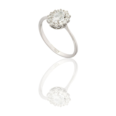 ANELLO DONNA MODELLO KATE CENTRO E CONTORNO