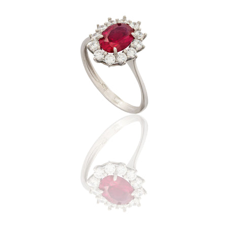 ANELLO DONNA MODELLO KATE CENTRO E CONTORNO