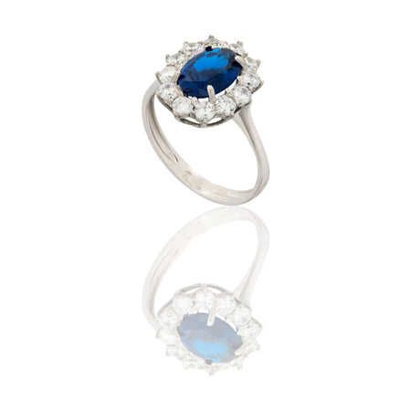 ANELLO DONNA MODELLO KATE CENTRO E CONTORNO