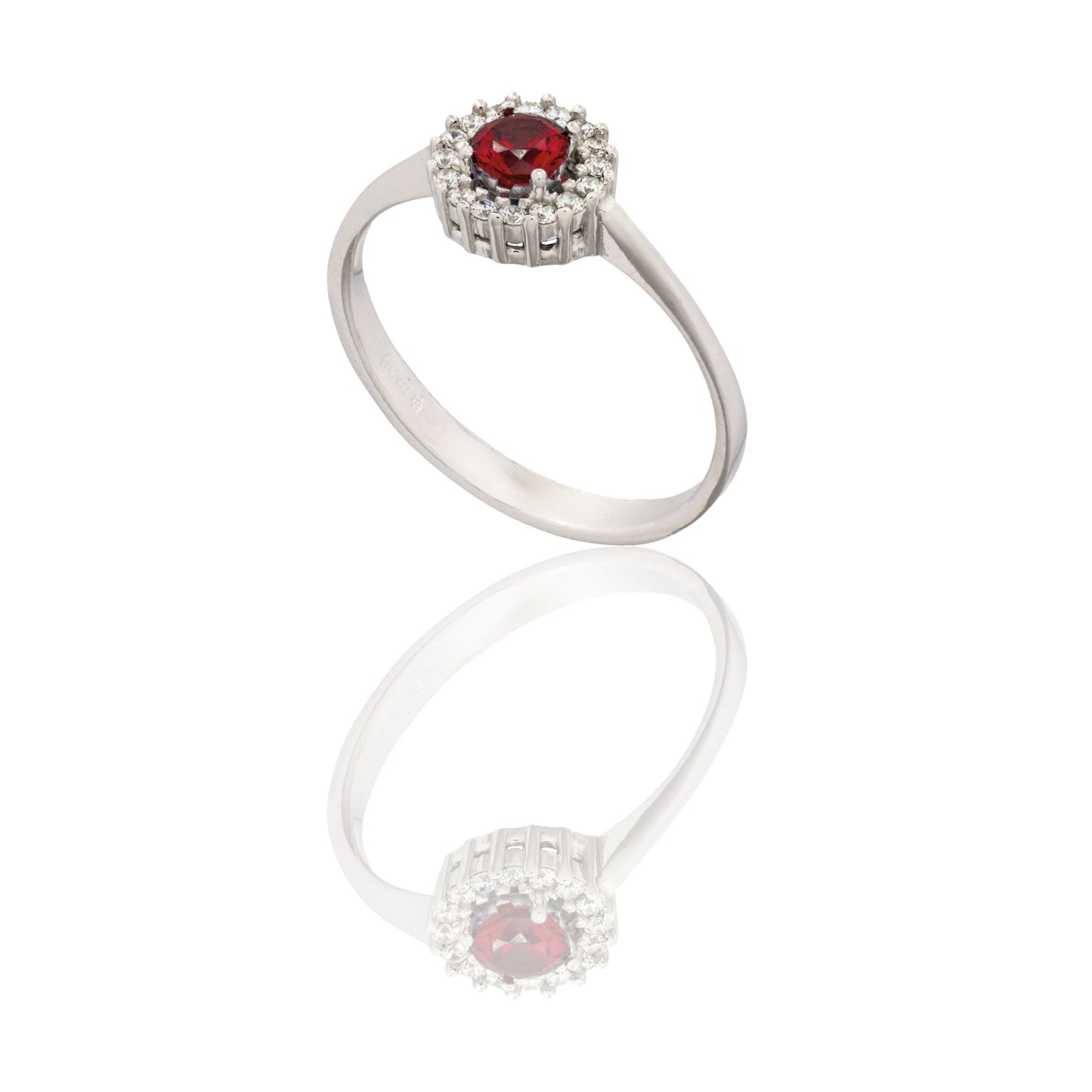 ANELLO DONNA TONDO CENTRO E CONTORNO