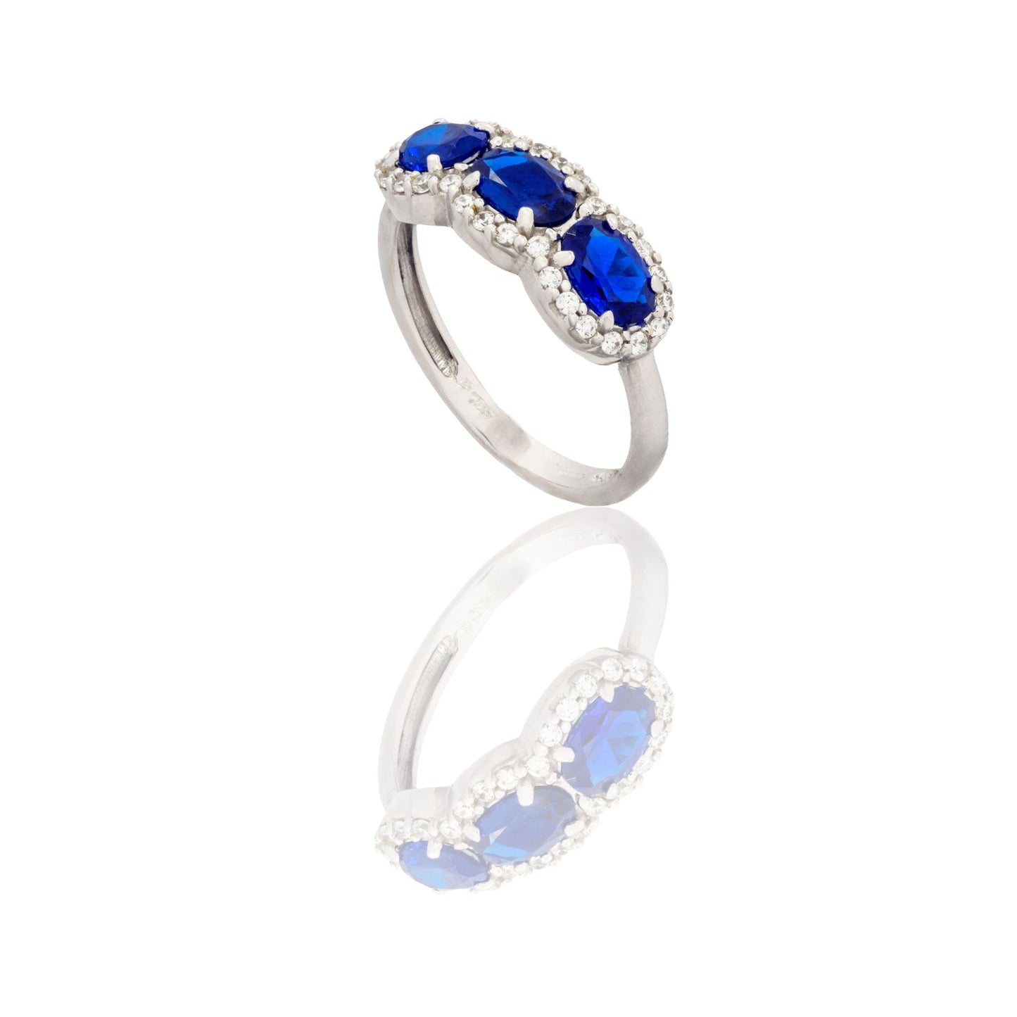 ANELLO DONNA TRILOGY CON PAVE'