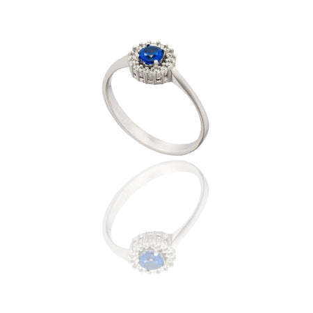 ANELLO DONNA TONDO CENTRO E CONTORNO