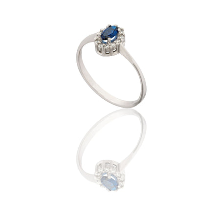ANELLO DONNA MODELLO KATE CENTRO E CONTORNO