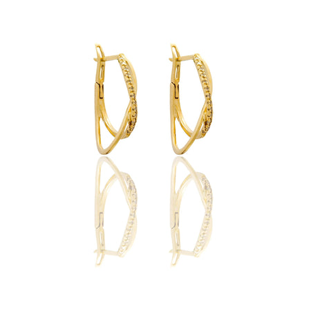 ORECCHINI DONNA FILI INTRECCIATI