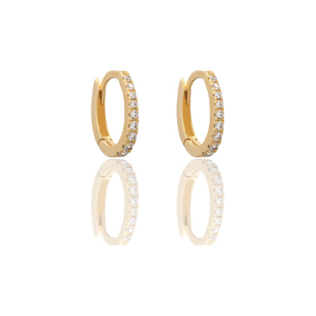 ORECCHINI OVALE PAVE'