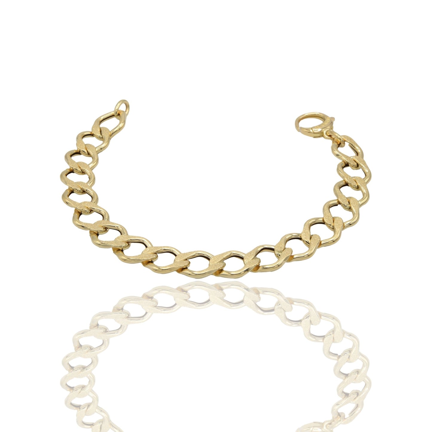 Bracciale Oro Giallo Oro 18 carati Catena Solo Oro 1 mis.