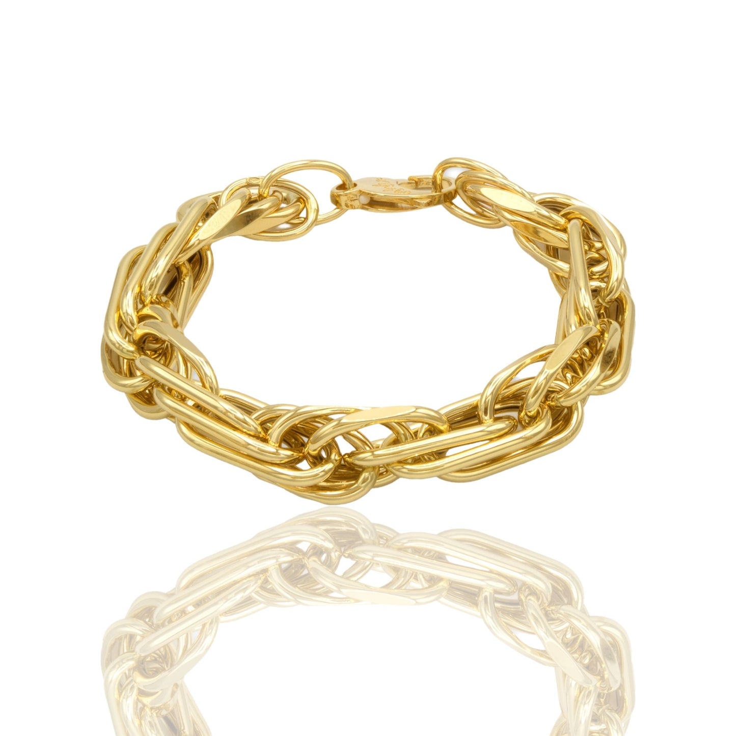 Bracciale Oro Giallo Oro 18 carati Catena Solo Oro