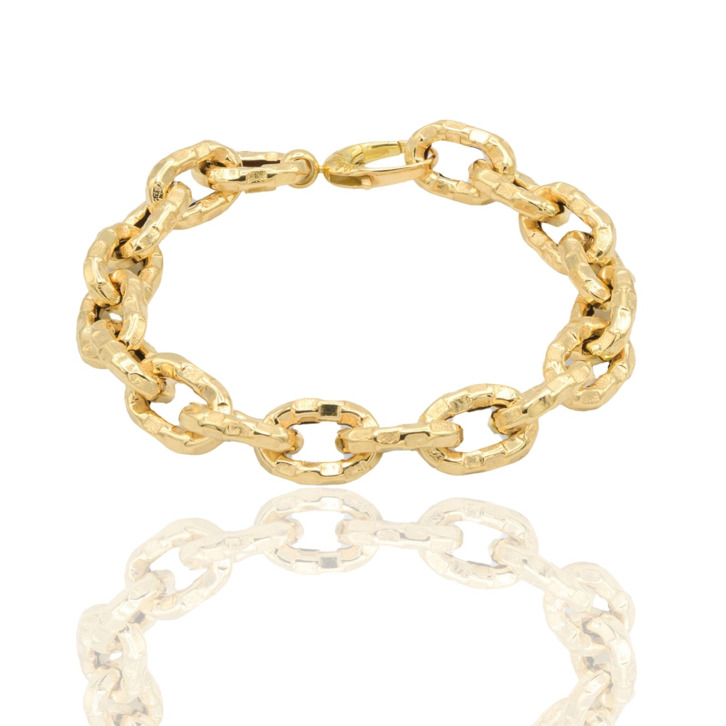 Bracciale Oro Giallo Oro 18 carati Catena Solo Oro