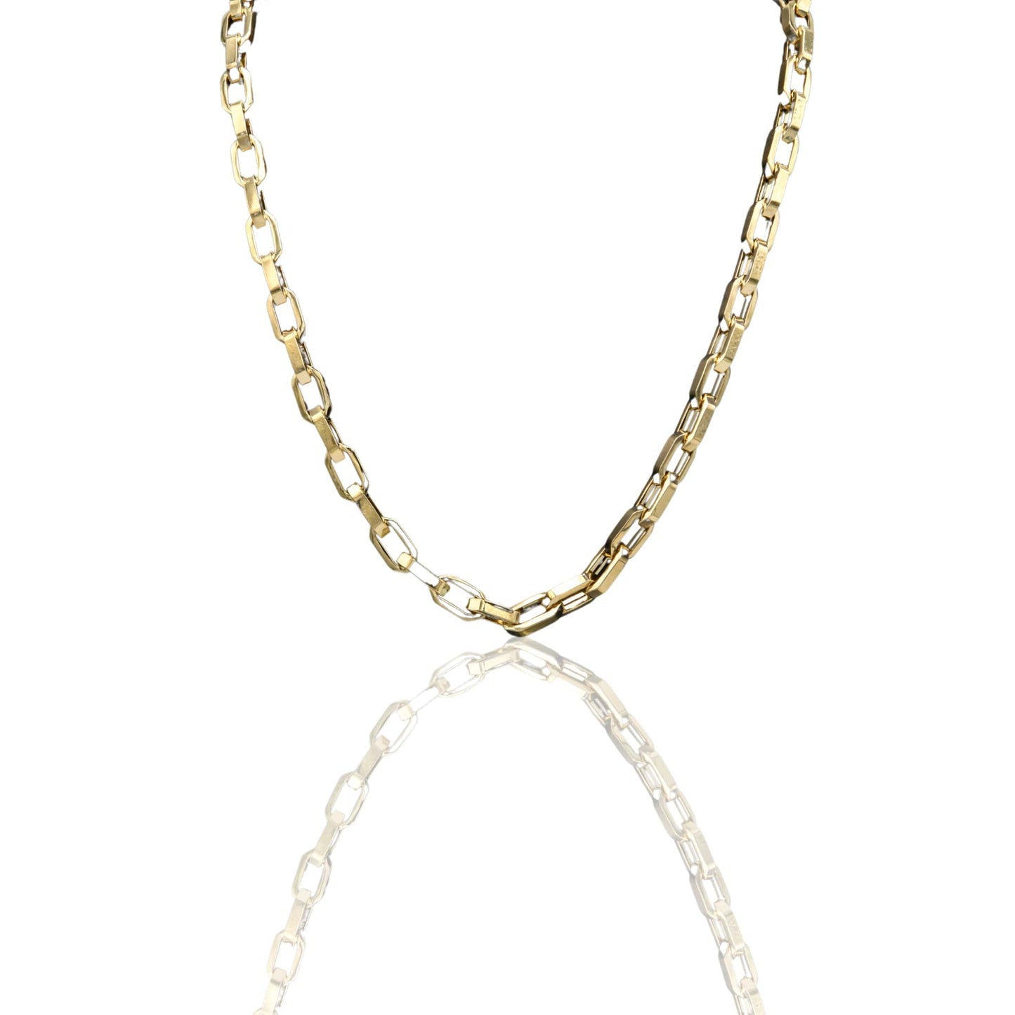 Collana Oro Giallo Oro 18 carati Catena Rolò Solo Oro