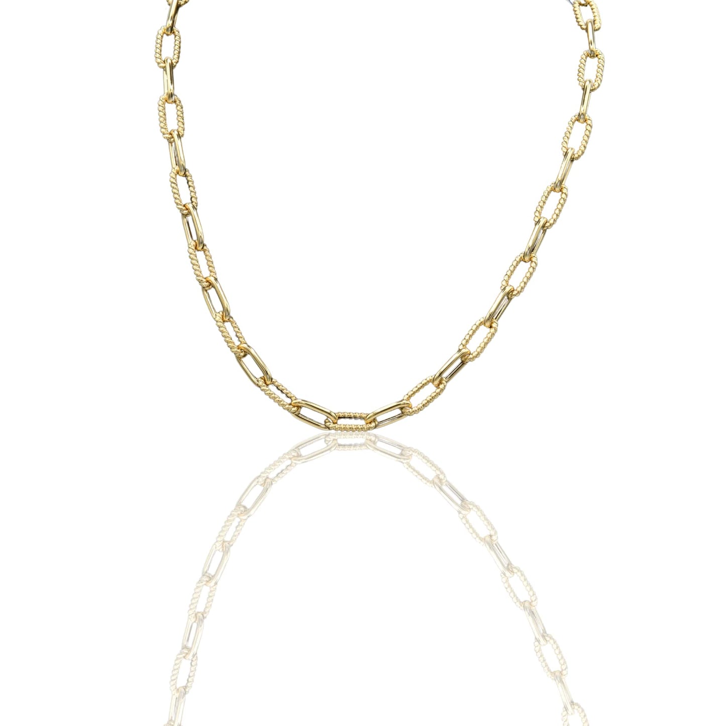 Collana Oro Giallo Oro 18 carati Catena Rolò Solo Oro