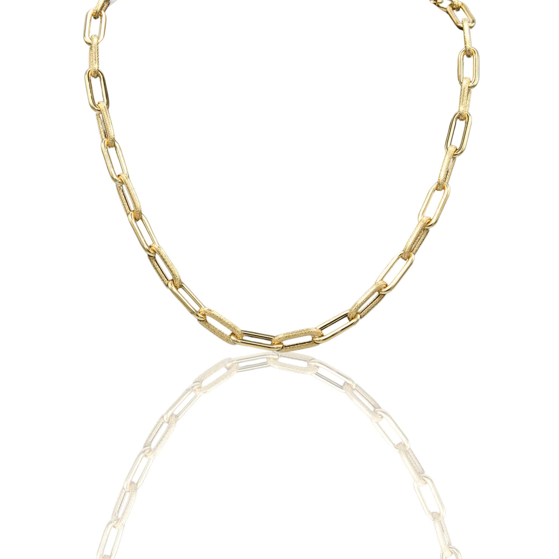 Collana Oro Giallo Oro 18 carati Catena Maglia mod. Ferragni Solo Oro