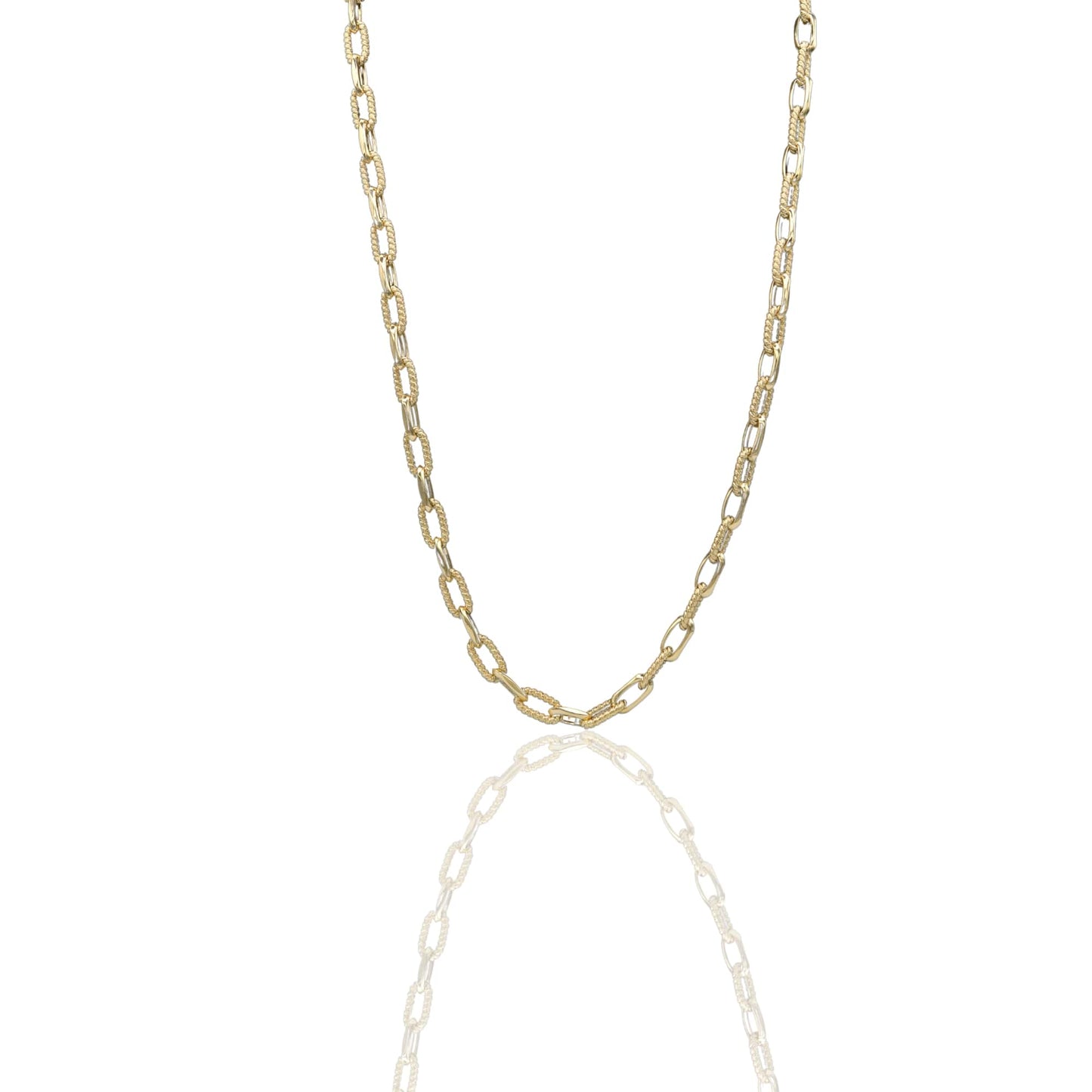 Collana Oro Giallo Oro 18 carati Catena Maglia mod. Ferragni Solo Oro