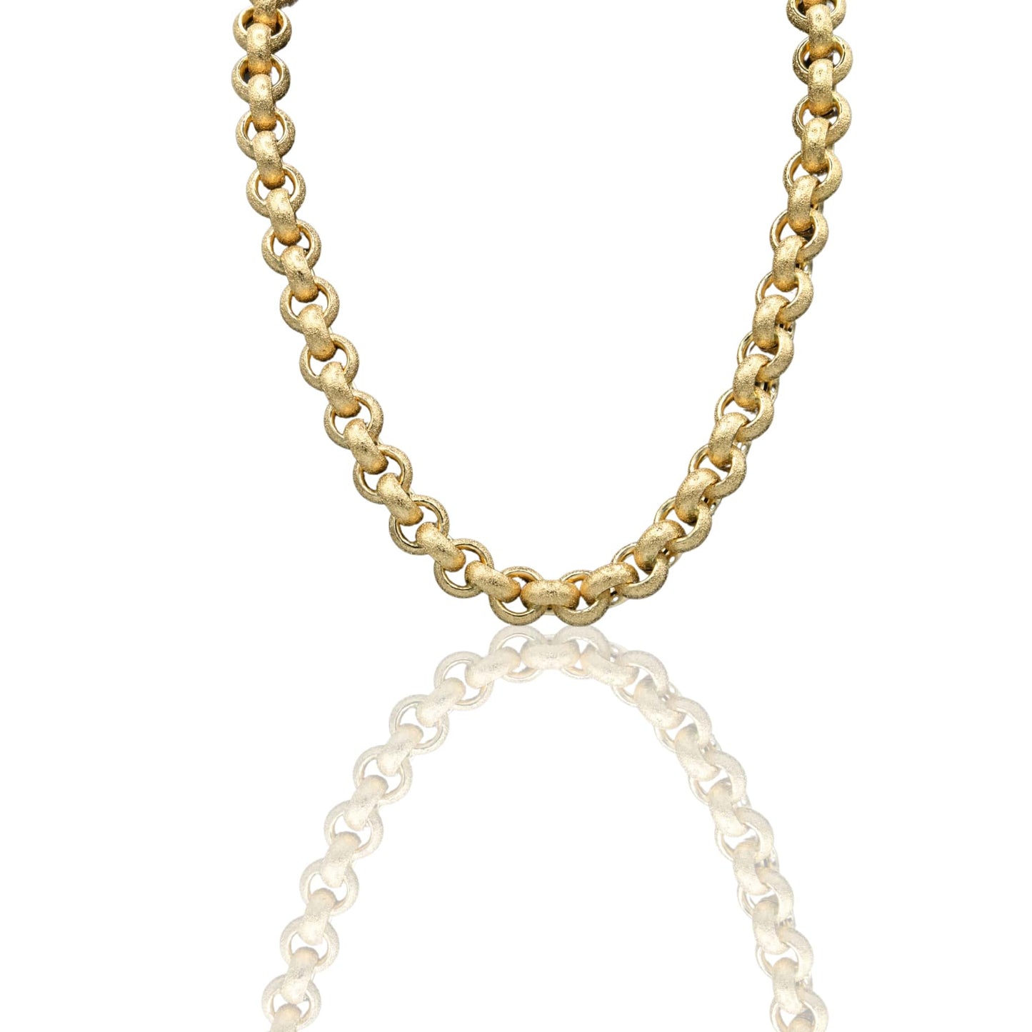 Collana Oro Giallo Oro 18 carati Maglia Rolo' Solo Oro