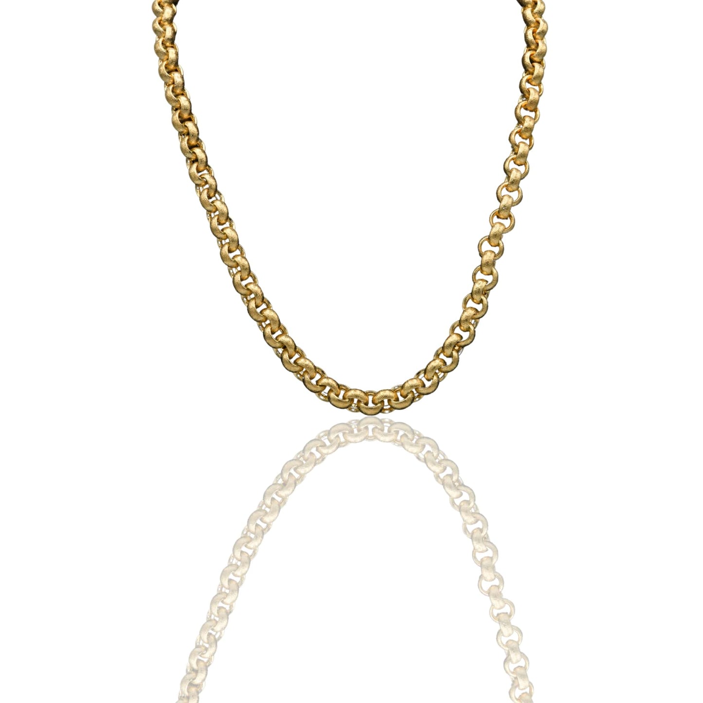 Collana Oro Giallo Oro 18 carati Maglia Rolo' Solo Oro