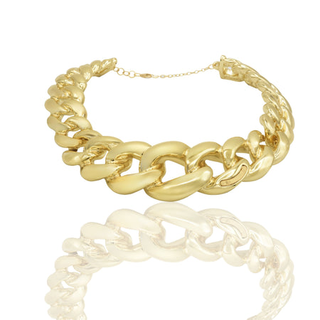 Collana Oro Giallo Oro 18 carati Groumette Rigida A Scalare Solo Oro 2 mis.